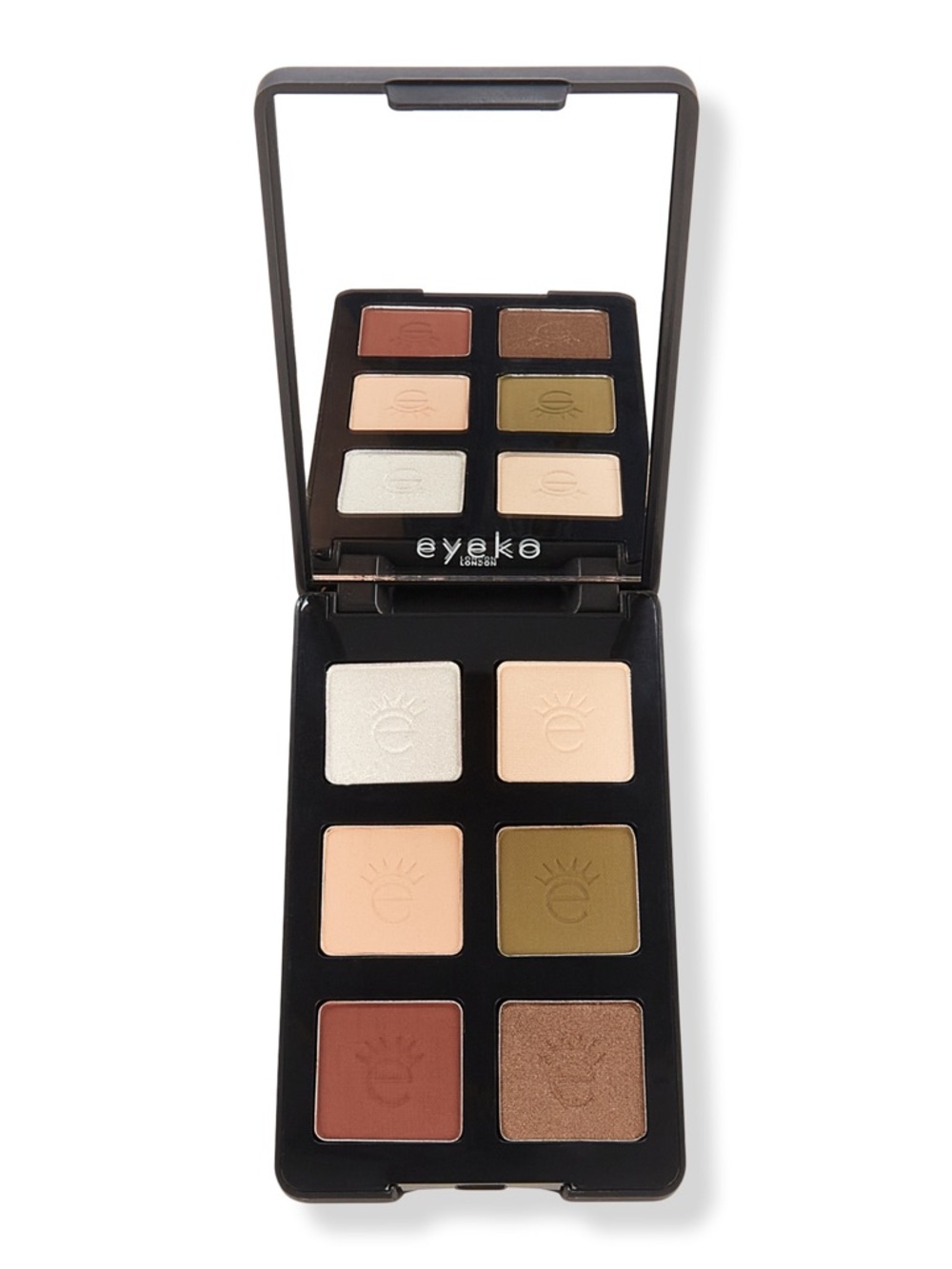 Eyeko Neutral & Olive Eyeshadow Palette 1- 6 Shade Warm Tones
